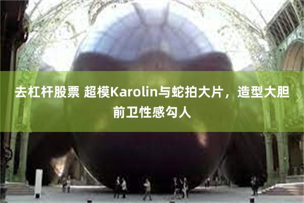 去杠杆股票 超模Karolin与蛇拍大片，造型大胆前卫性感勾人