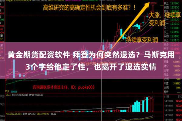 黄金期货配资软件 拜登为何突然退选？马斯克用3个字给他定了性，也揭开了退选实情