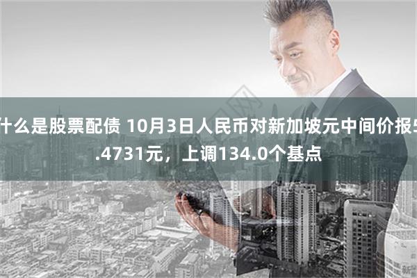 什么是股票配债 10月3日人民币对新加坡元中间价报5.473