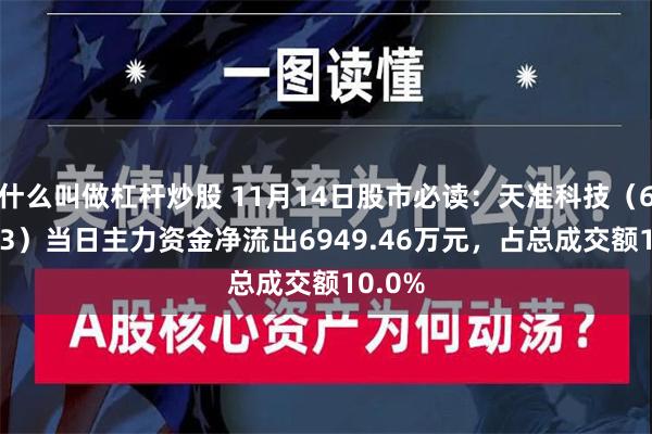 什么叫做杠杆炒股 11月14日股市必读：天准科技（688003）当日主力资金净流出6949.46万元，占总成交额10.0%