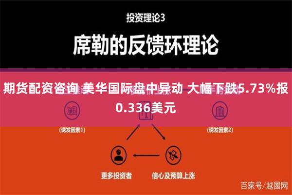 期货配资咨询 美华国际盘中异动 大幅下跌5.73%报0.336美元